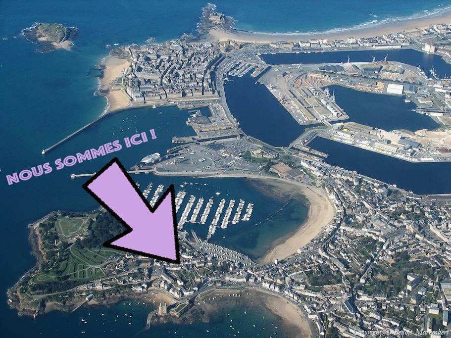 Chambre Majorelle - Rdc - Plage 50M - Rue Gratuite Saint-Malo Luaran gambar