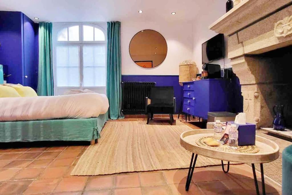 Chambre Majorelle - Rdc - Plage 50M - Rue Gratuite Saint-Malo Luaran gambar