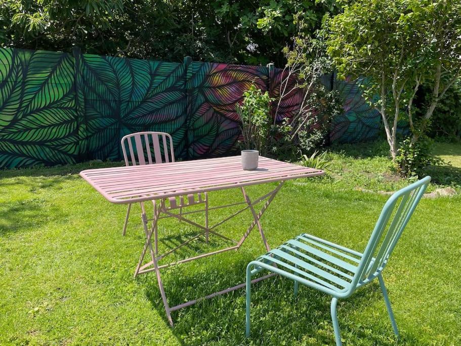 Chambre Majorelle - Rdc - Plage 50M - Rue Gratuite Saint-Malo Luaran gambar