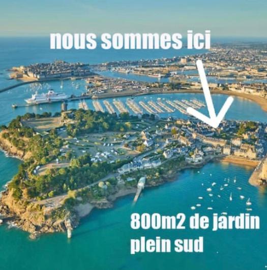 Chambre Majorelle - Rdc - Plage 50M - Rue Gratuite Saint-Malo Luaran gambar